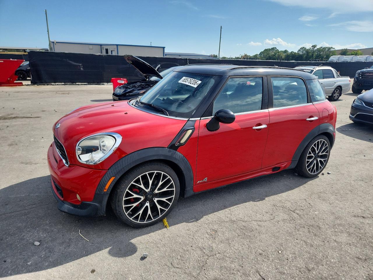 2014 Mini Cooper Countryman Jcw Red vin: WMWXD1C56EWL99644