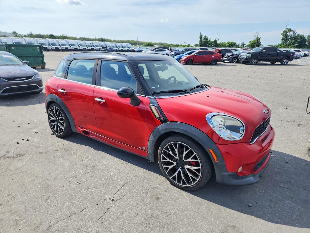 2014 Mini Cooper Countryman Jcw Red vin: WMWXD1C56EWL99644