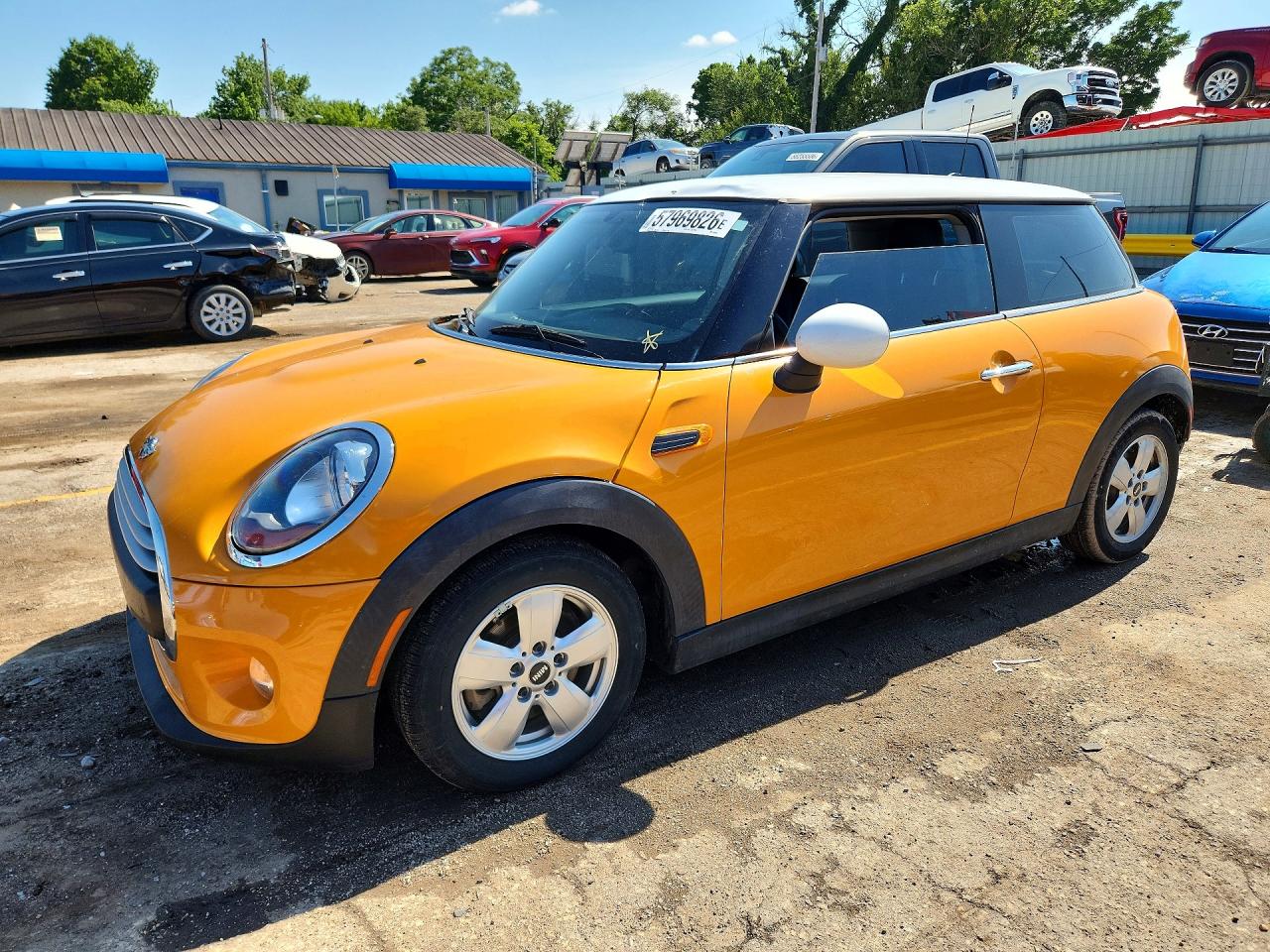 2014 Mini Cooper Orange vin: WMWXM5C50ET932600