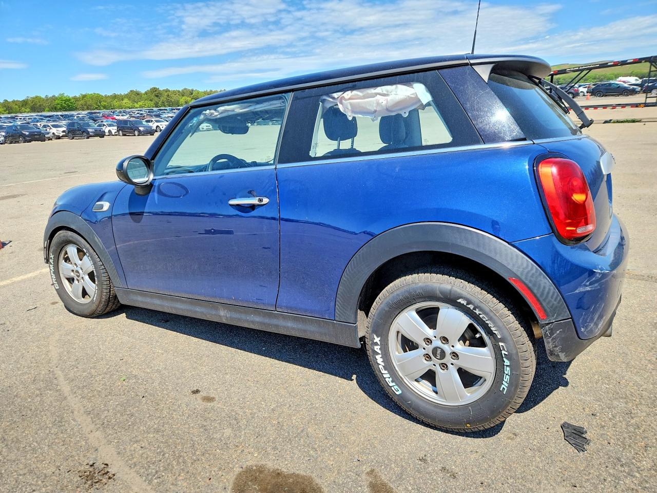 2014 Mini Cooper Blue vin: WMWXM5C50ET934010