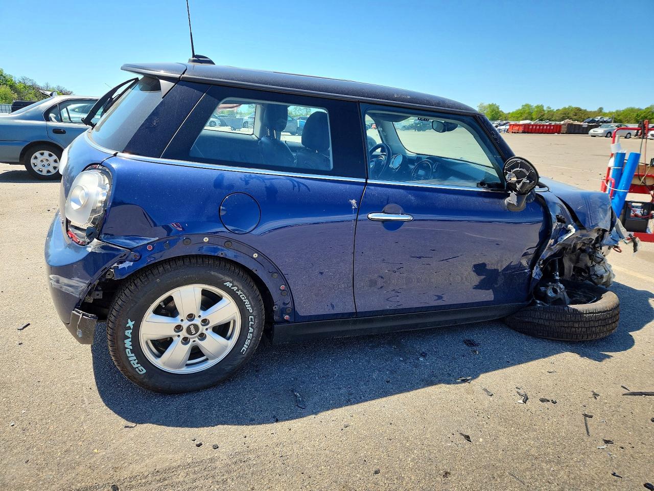 2014 Mini Cooper Blue vin: WMWXM5C50ET934010