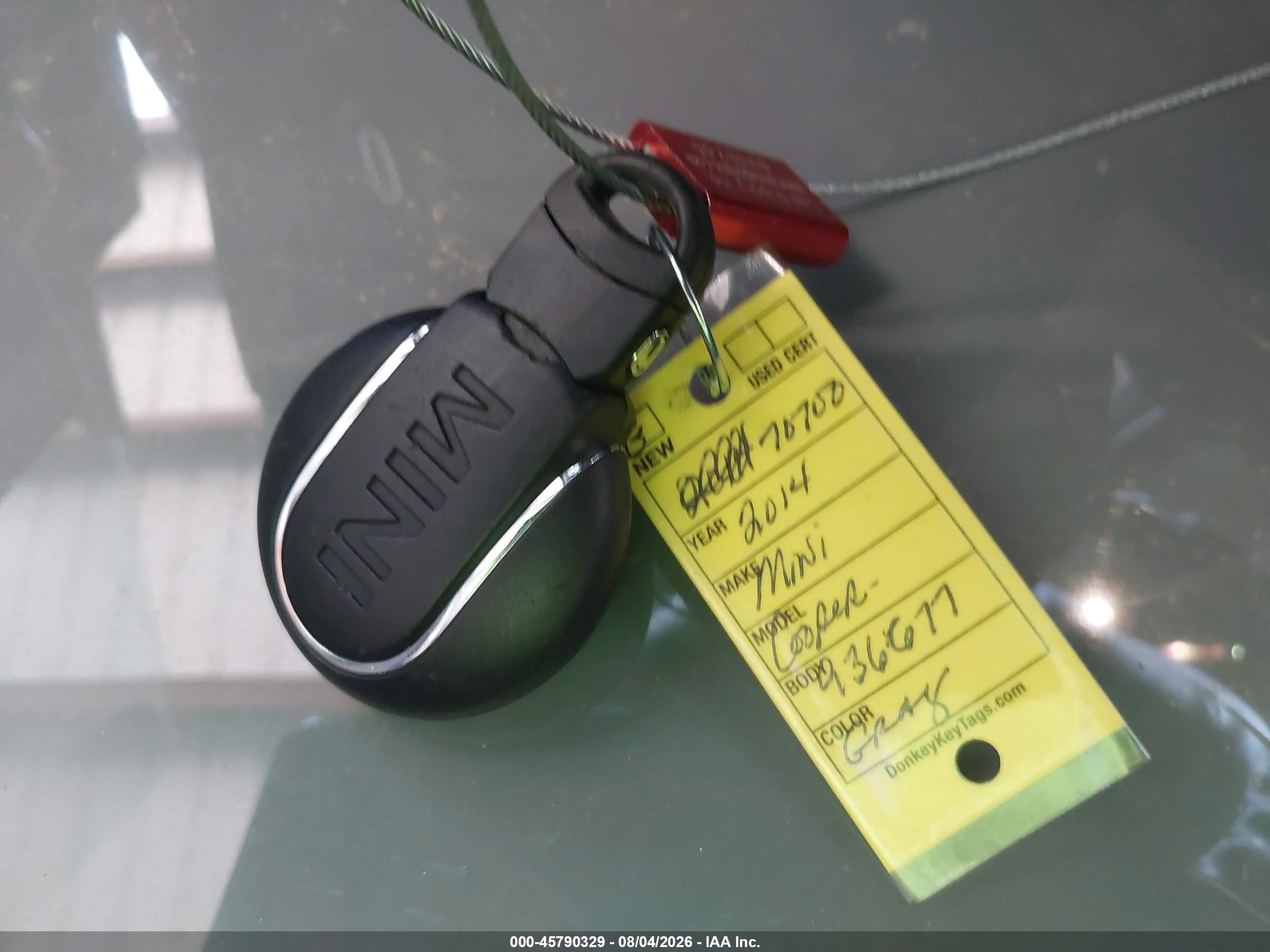 2014 Mini Hardtop Cooper Gray vin: WMWXM5C50ET936677