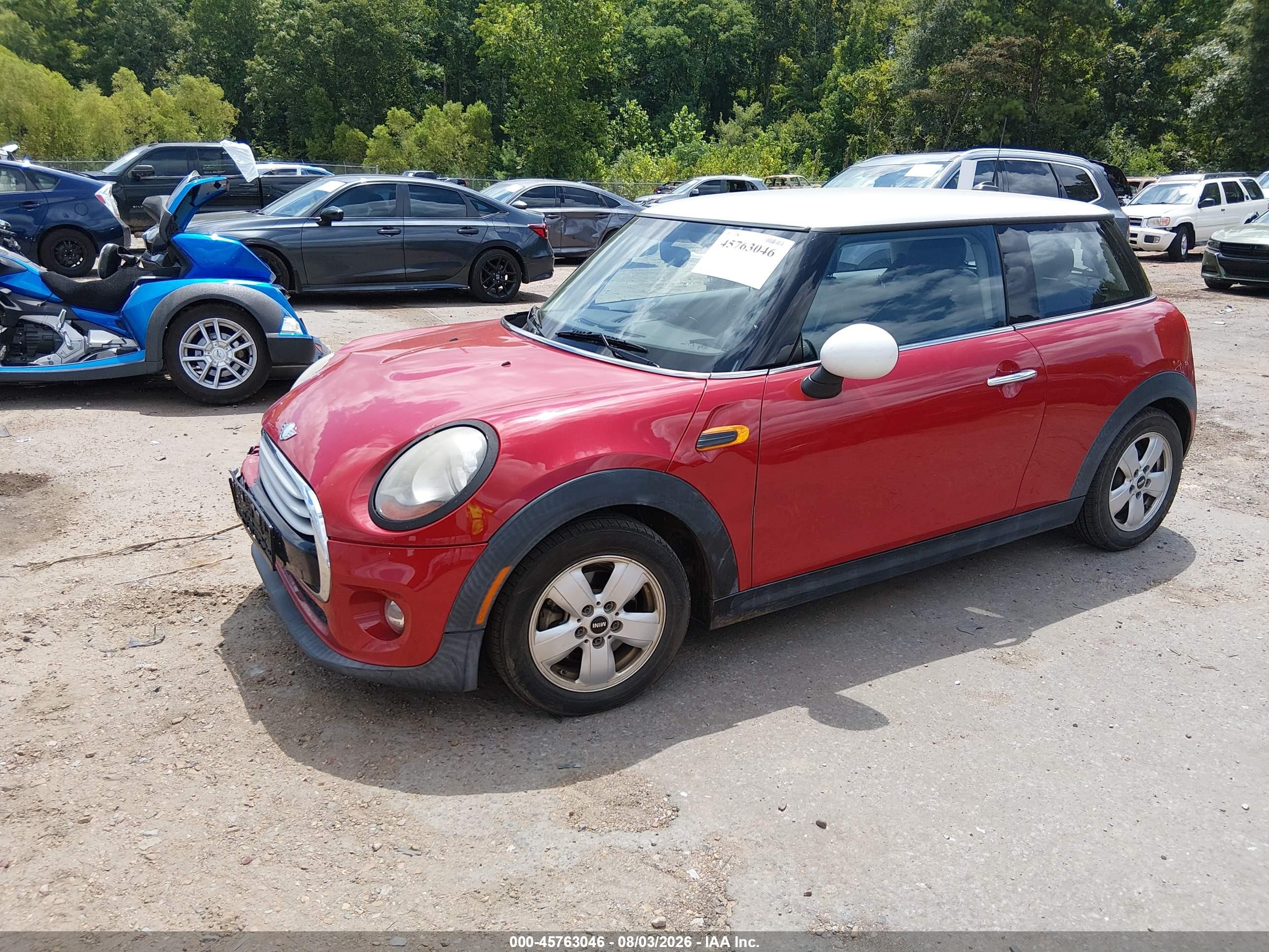 2014 Mini Hardtop Cooper Красный vin: WMWXM5C50ET971980
