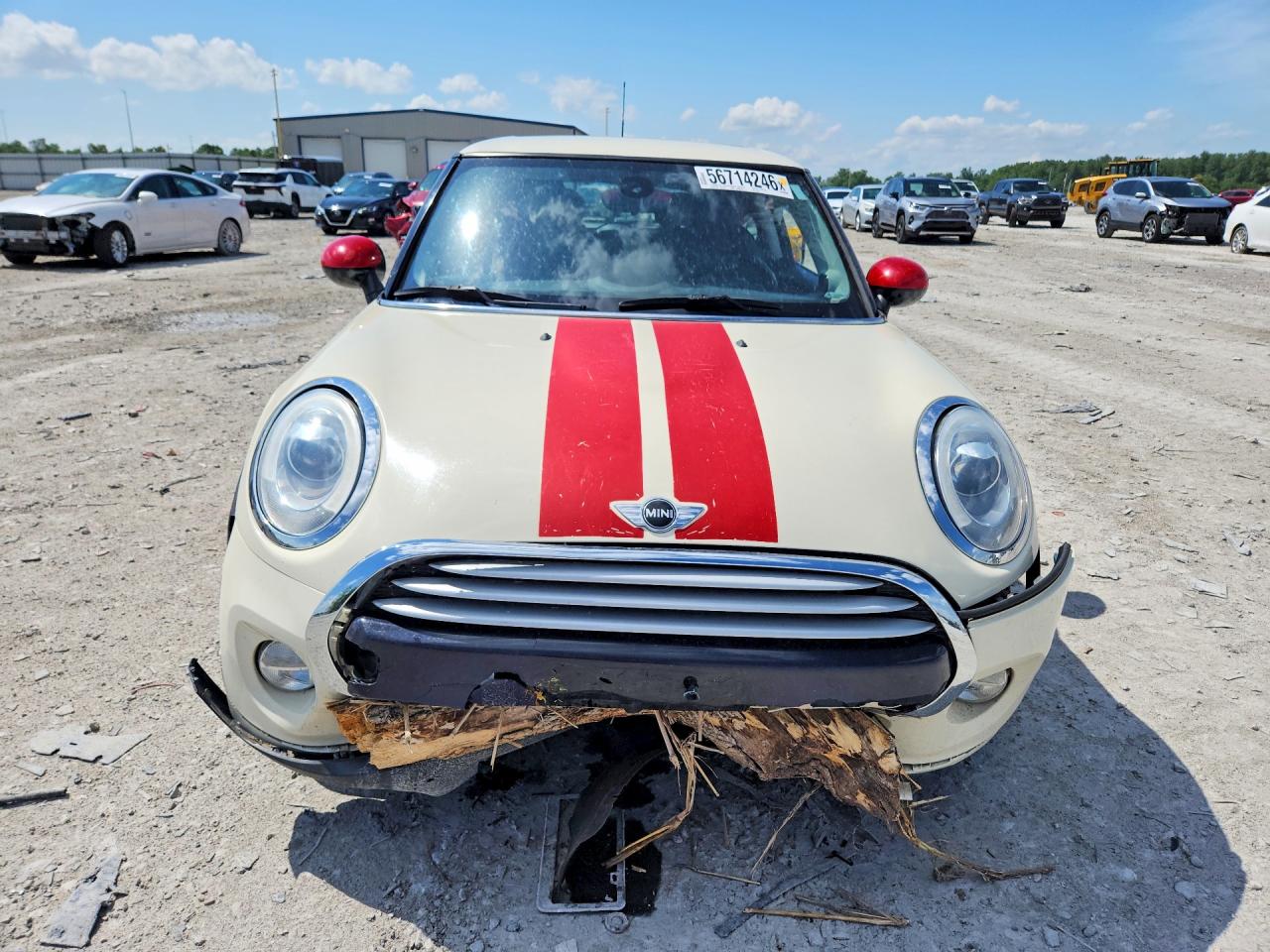 2015 Mini Cooper Beige vin: WMWXM5C50F3A96792