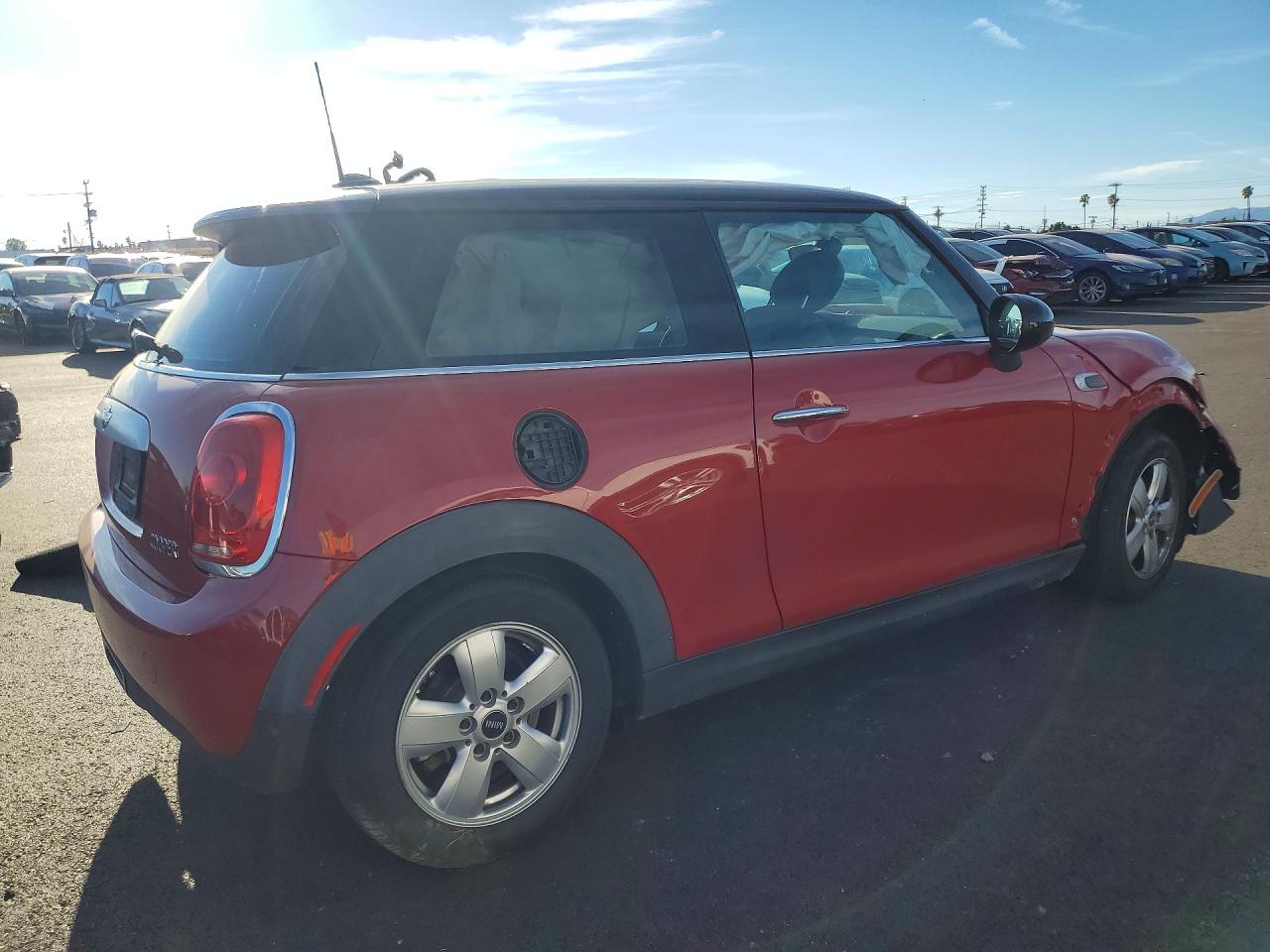 2015 Mini Cooper Красный vin: WMWXM5C51F3A58603