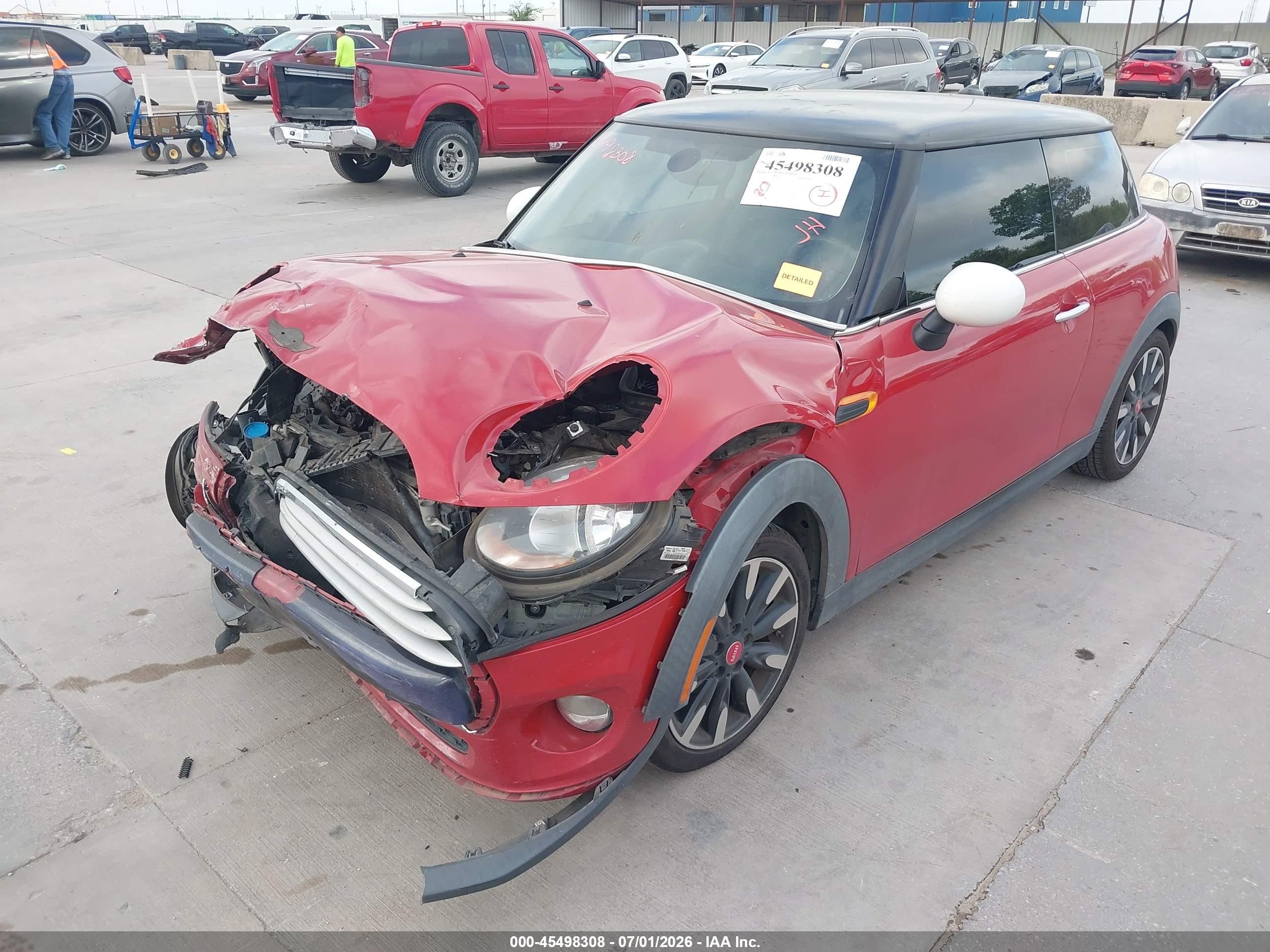 2015 Mini Hardtop Cooper Красный vin: WMWXM5C51F3A59623
