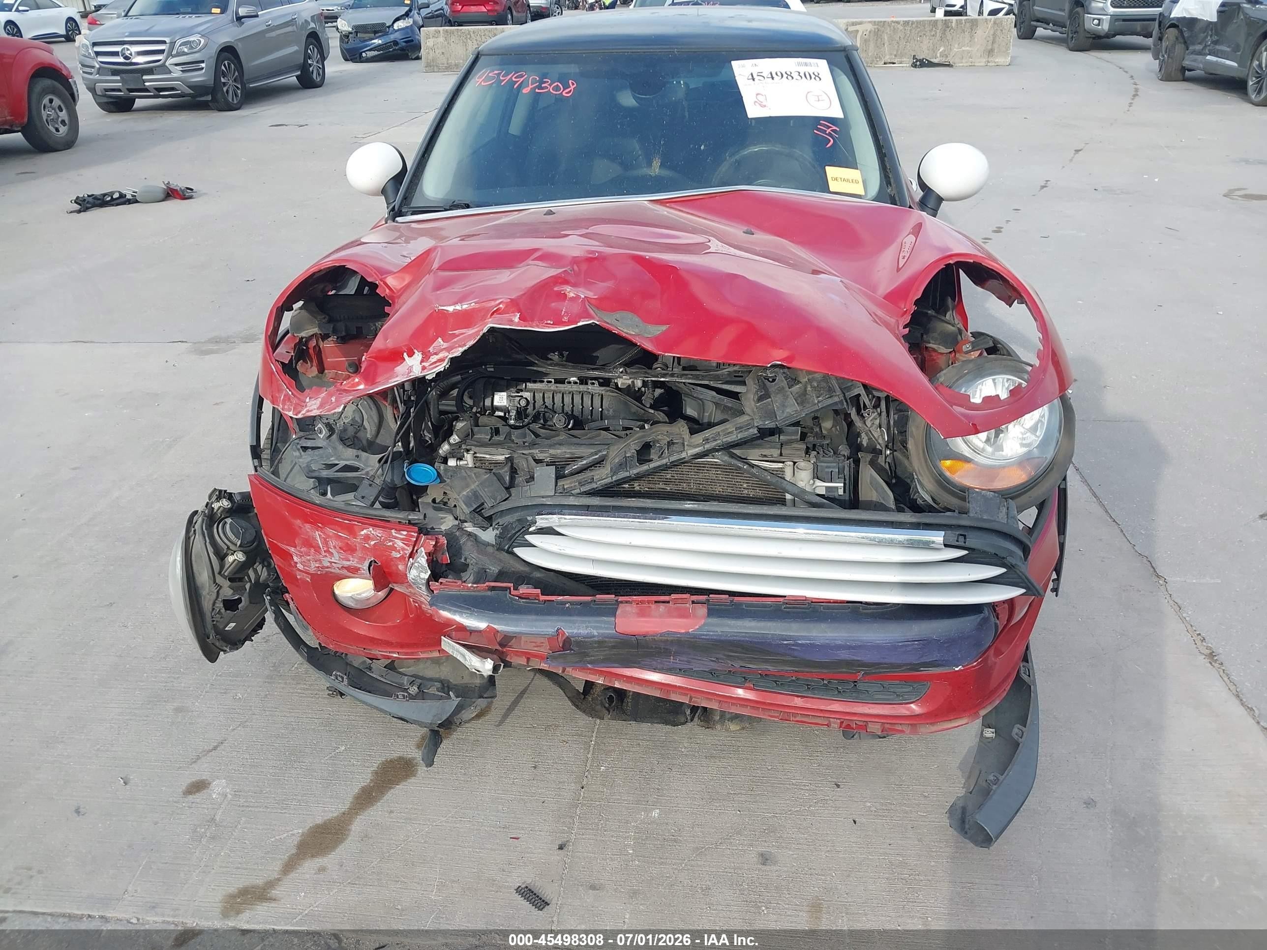 2015 Mini Hardtop Cooper Красный vin: WMWXM5C51F3A59623
