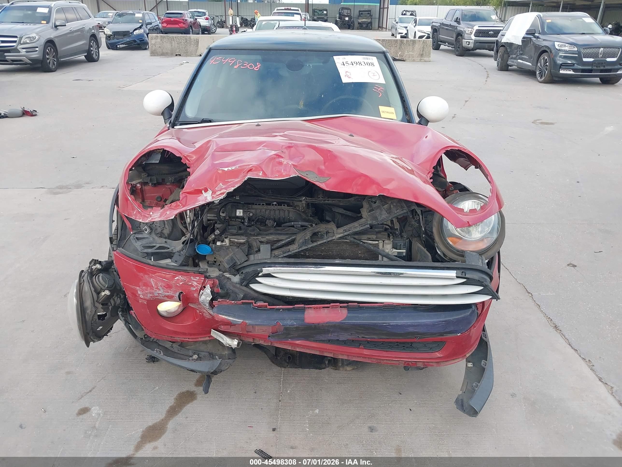2015 Mini Hardtop Cooper Красный vin: WMWXM5C51F3A59623