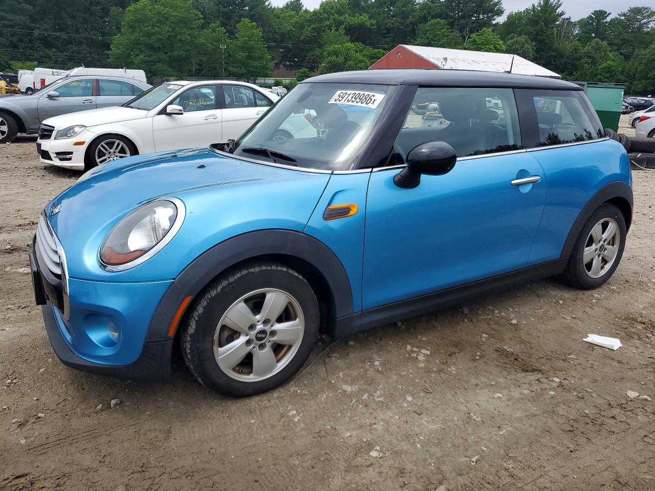 2015 Mini Cooper Blue vin: WMWXM5C53F3B34094