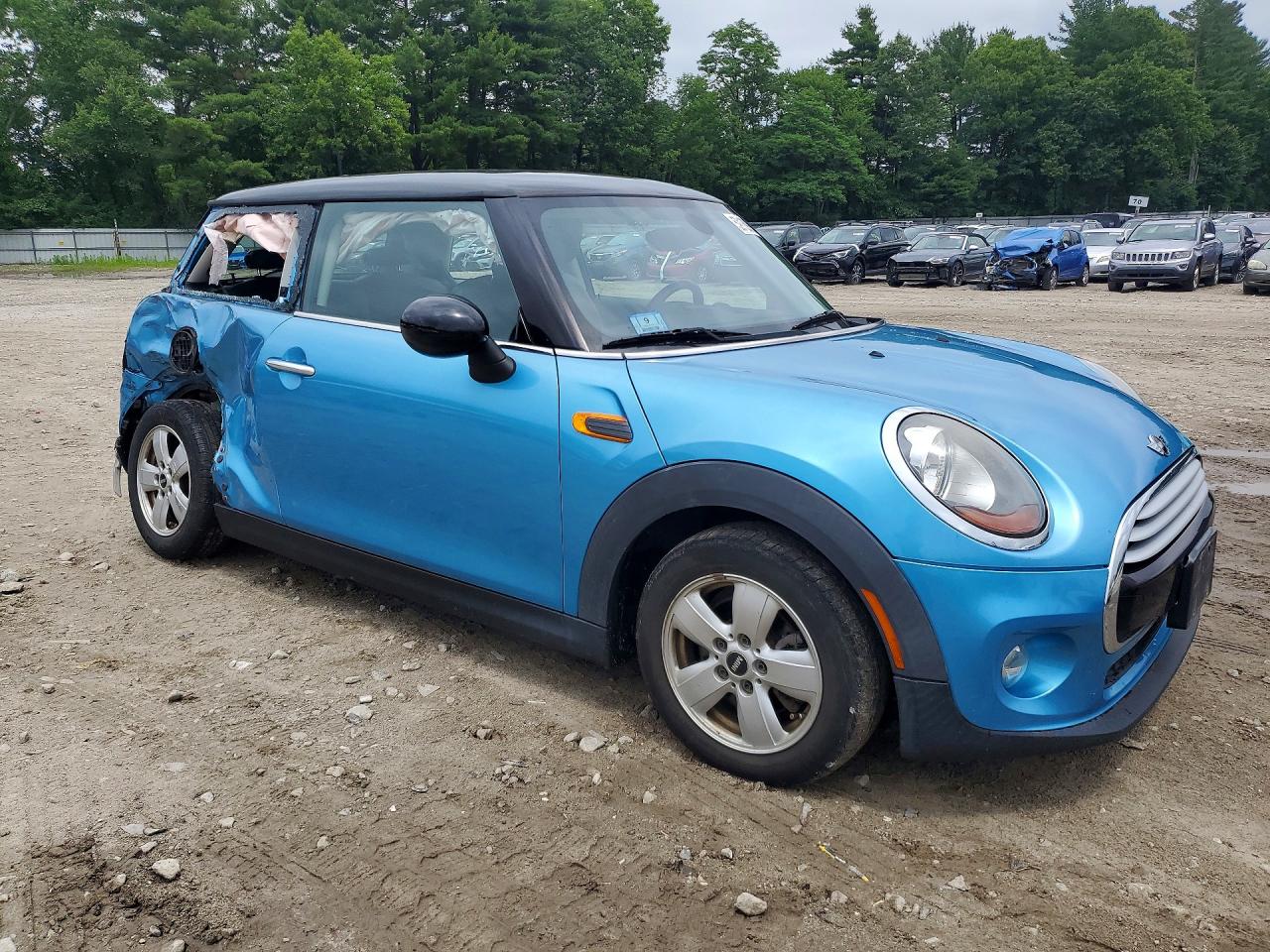 2015 Mini Cooper Blue vin: WMWXM5C53F3B34094