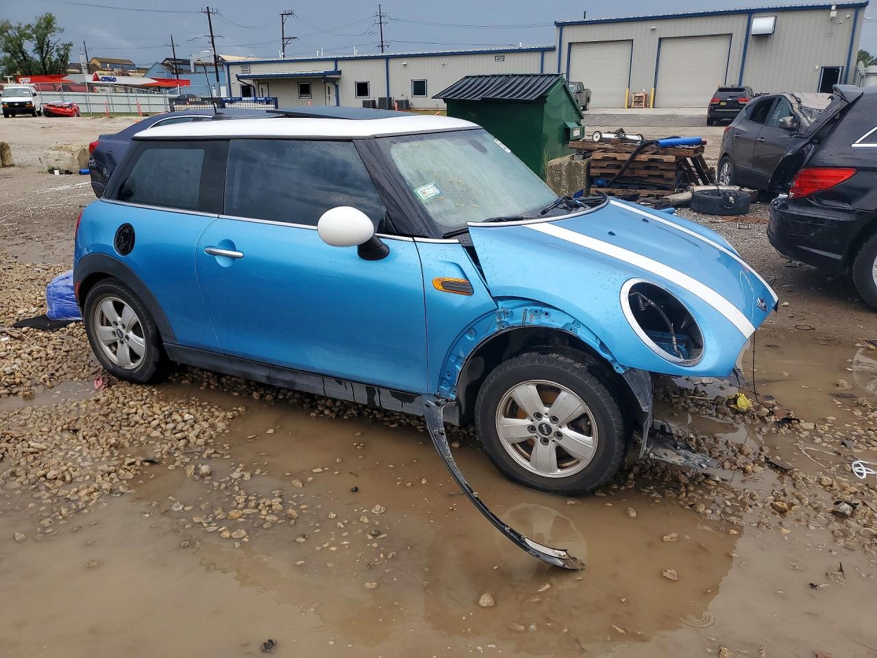 2015 Mini Cooper Blue vin: WMWXM5C55F3A56692