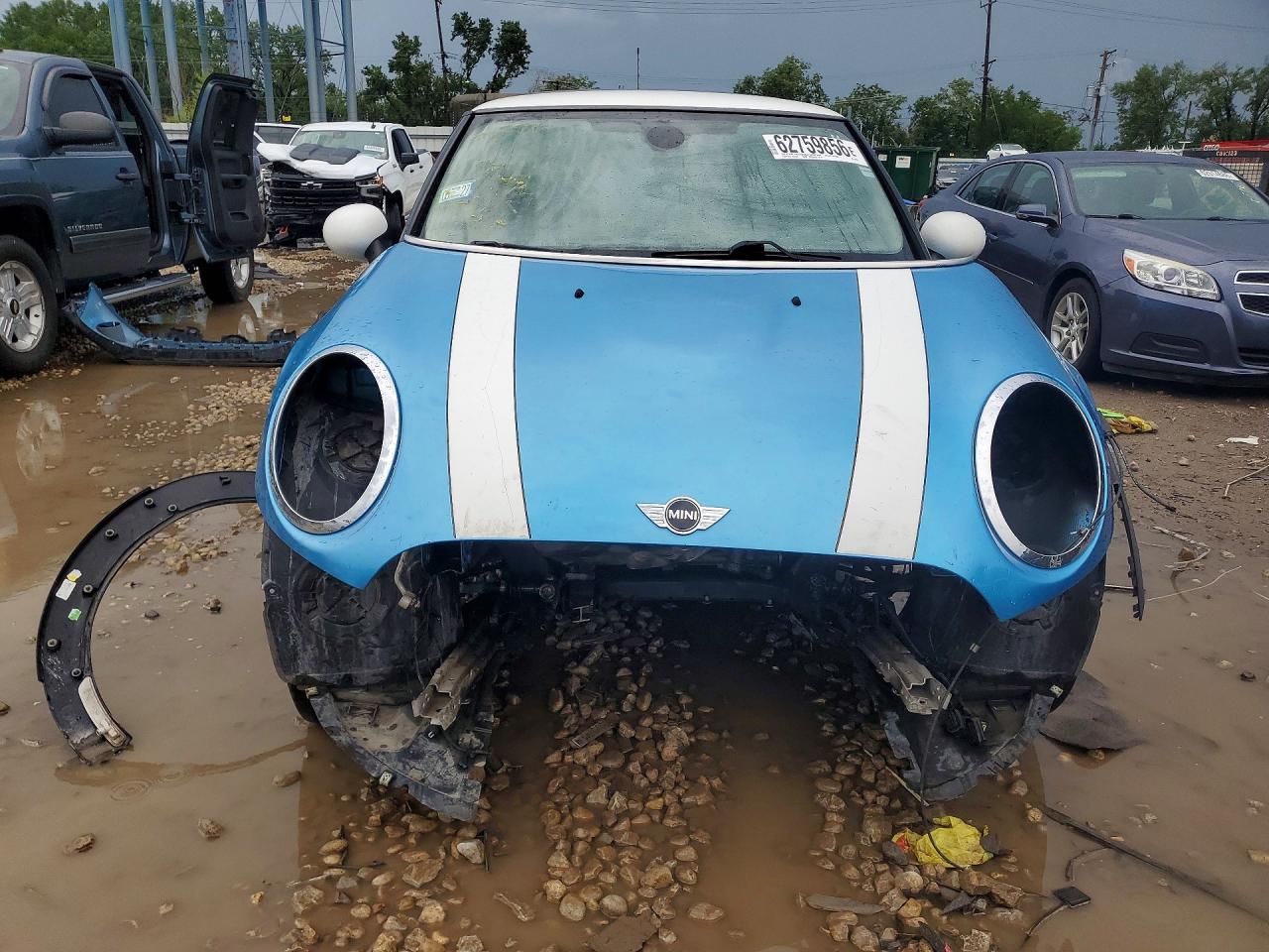 2015 Mini Cooper Blue vin: WMWXM5C55F3A56692