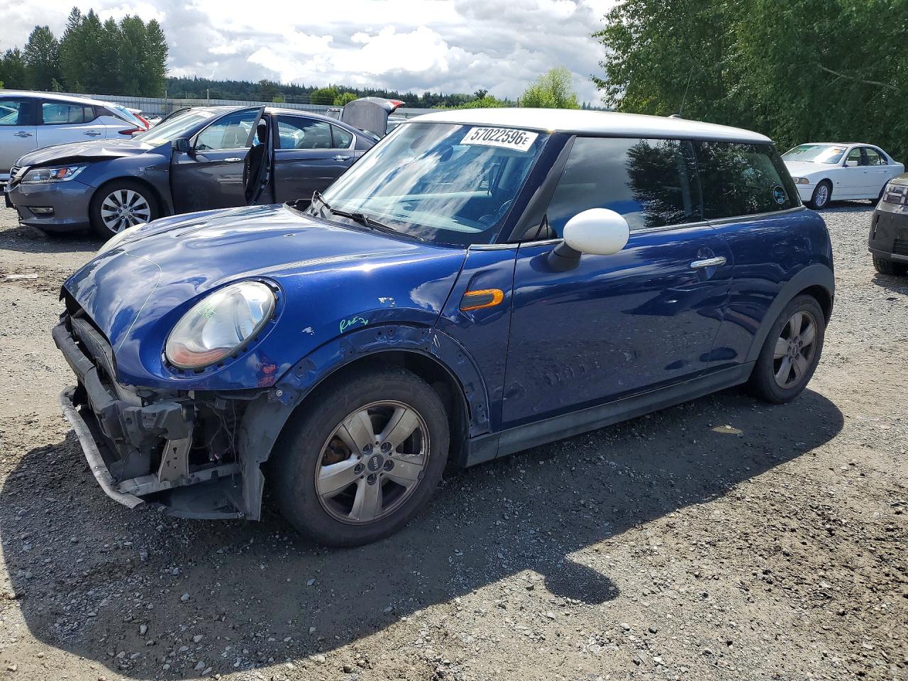 2015 Mini Cooper Blue vin: WMWXM5C55F3B34632