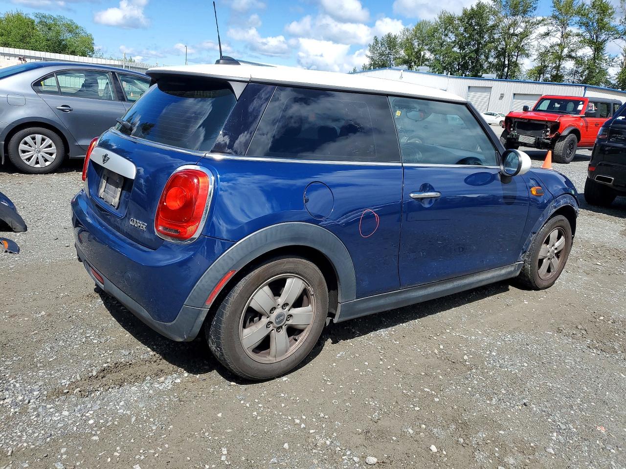 2015 Mini Cooper Синий vin: WMWXM5C55F3B34632