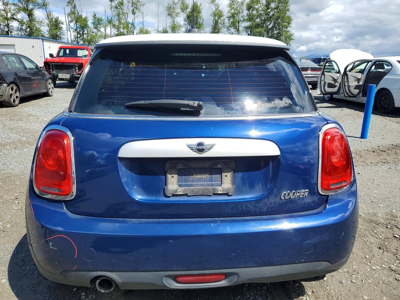 2015 Mini Cooper Синий vin: WMWXM5C55F3B34632