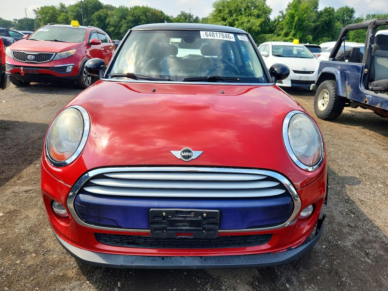 2015 Mini Cooper Red vin: WMWXM5C56FT974108