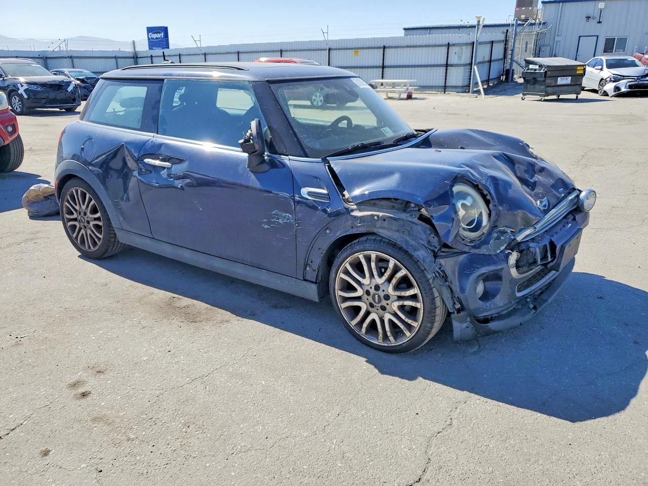 2015 Mini Cooper Blue vin: WMWXM5C56FT974366