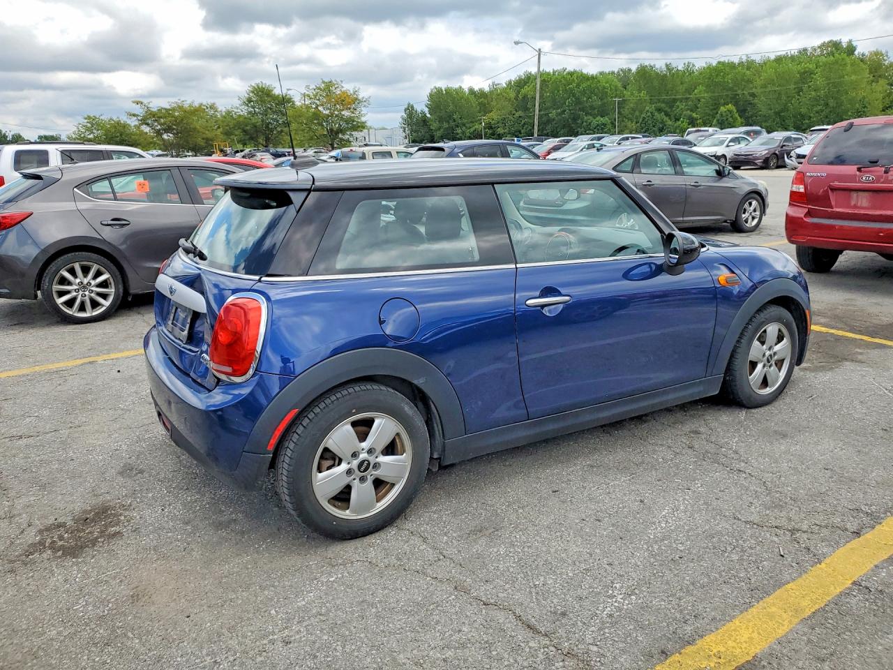2014 Mini Cooper Blue vin: WMWXM5C57ET731079