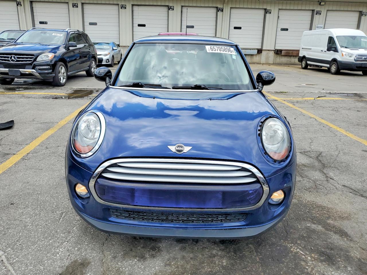 2014 Mini Cooper Blue vin: WMWXM5C57ET731079
