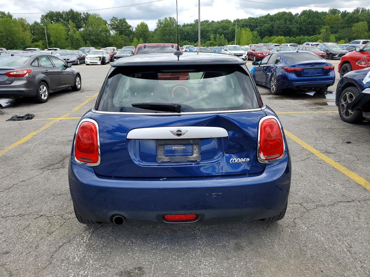 2014 Mini Cooper Blue vin: WMWXM5C57ET731079