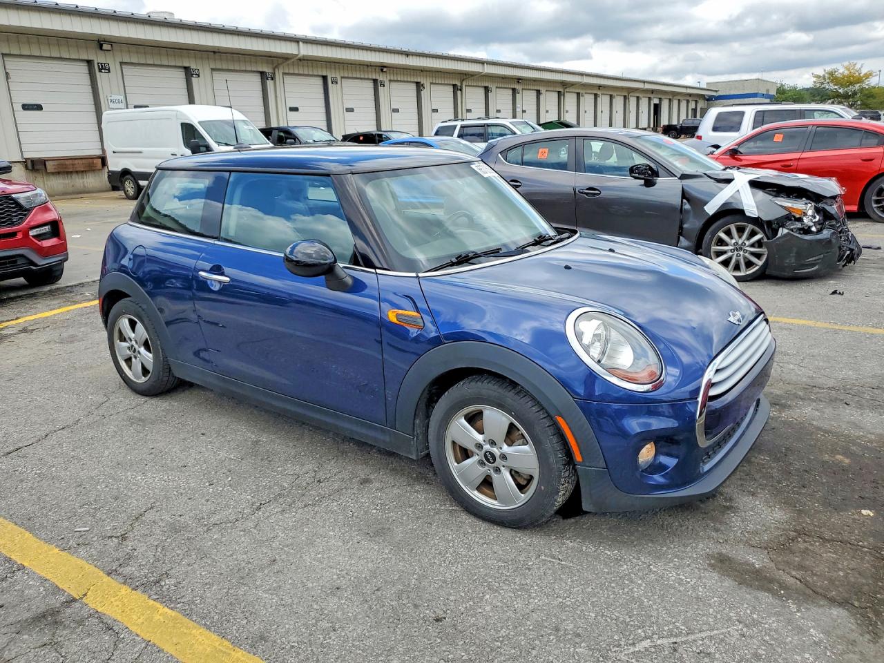2014 Mini Cooper Blue vin: WMWXM5C57ET731079