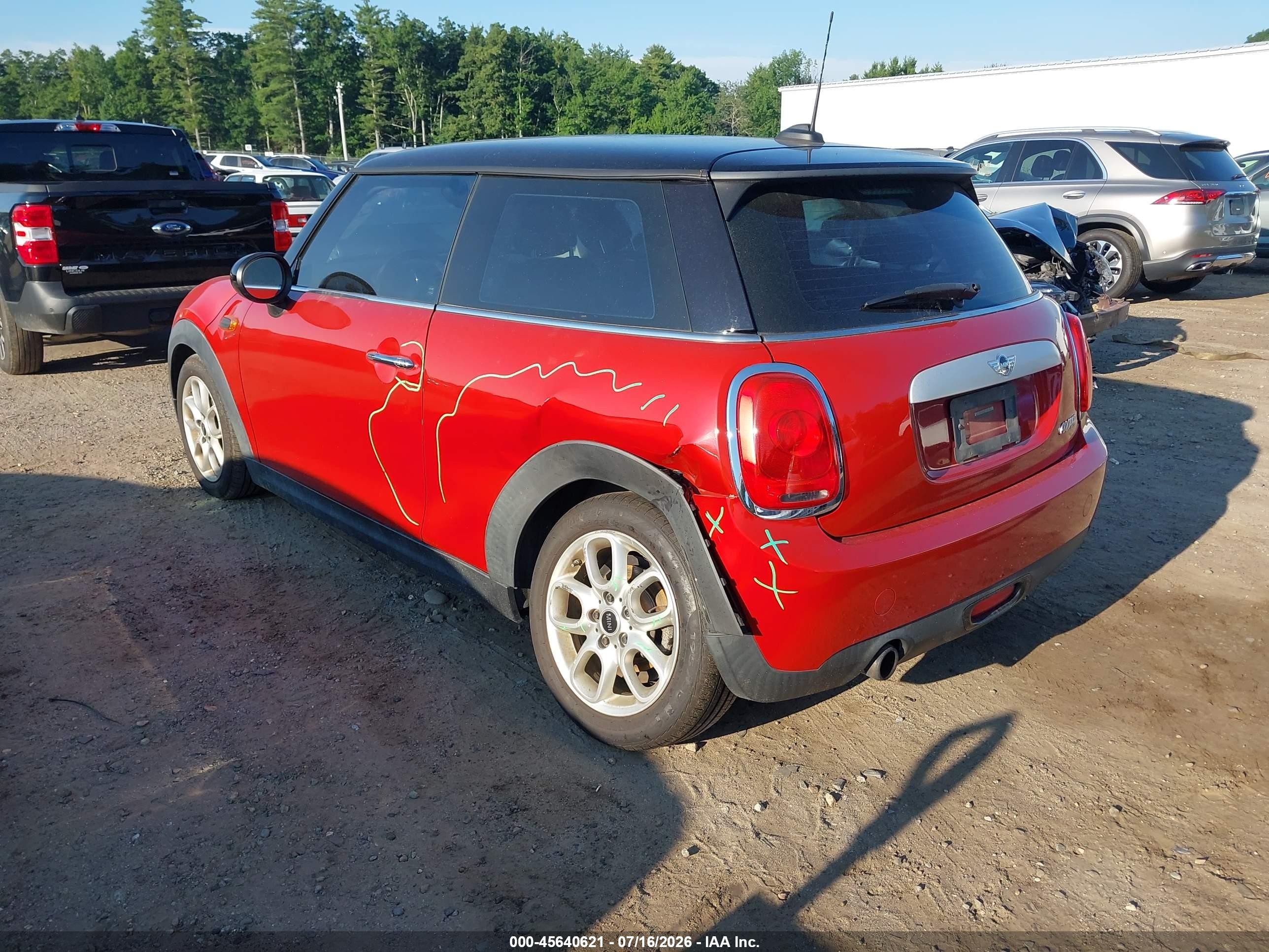 2014 Mini Hardtop Cooper Красный vin: WMWXM5C57ET936739