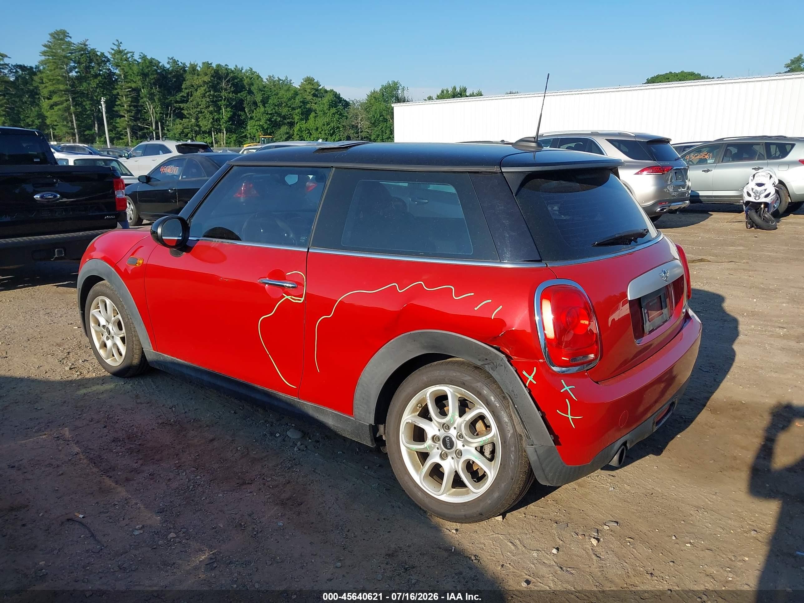 2014 Mini Hardtop Cooper Красный vin: WMWXM5C57ET936739