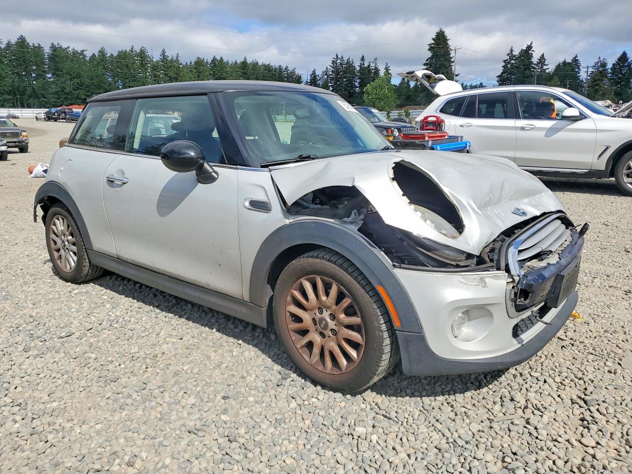 2014 Mini Cooper Silver vin: WMWXM5C58ET730281