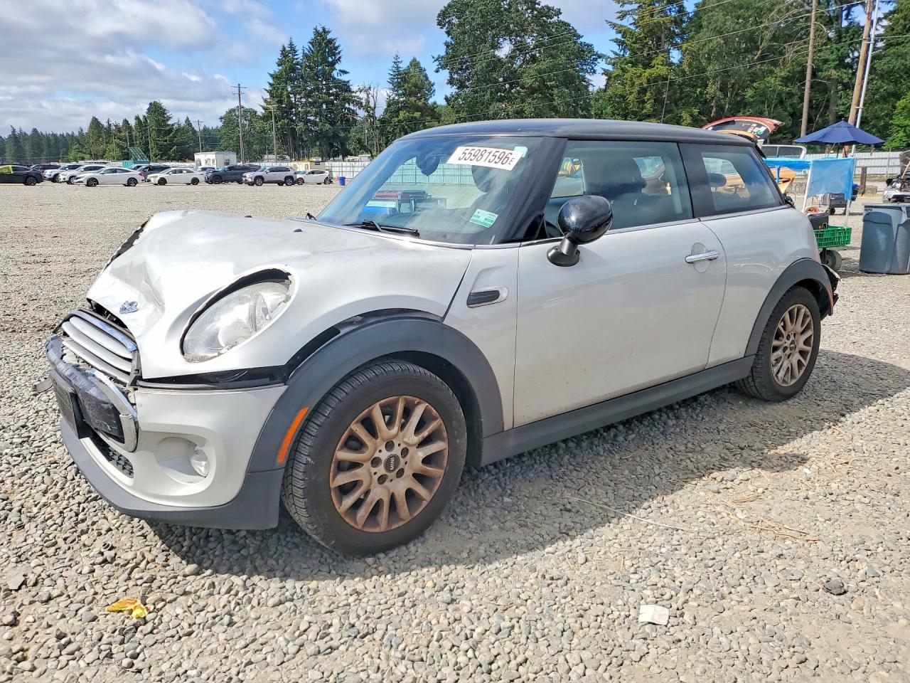 2014 Mini Cooper Silver vin: WMWXM5C58ET730281