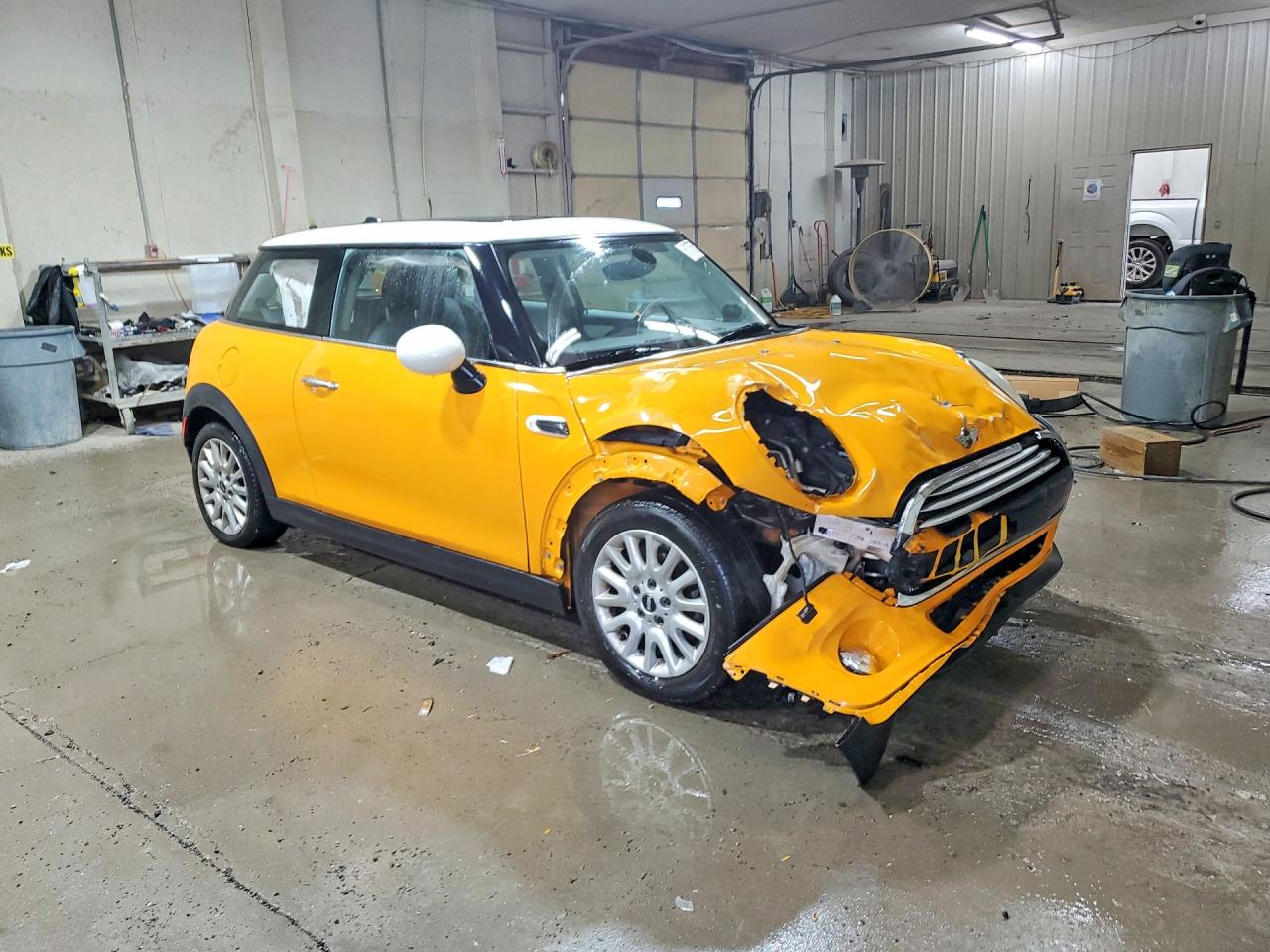 2015 Mini Cooper Yellow vin: WMWXM5C59FT939269