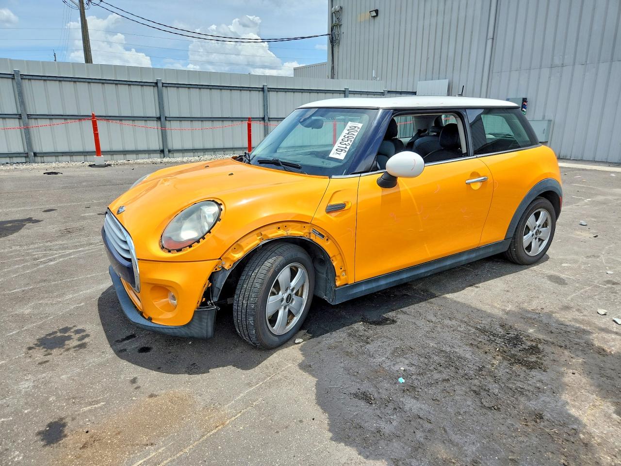 2015 Mini Cooper Yellow vin: WMWXM5C59FT973163