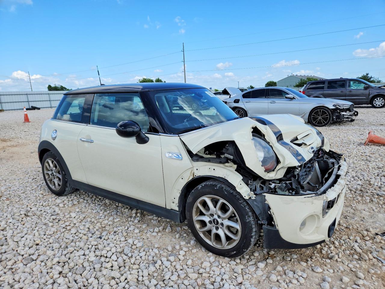2014 Mini Cooper S Beige vin: WMWXM7C50ET926260