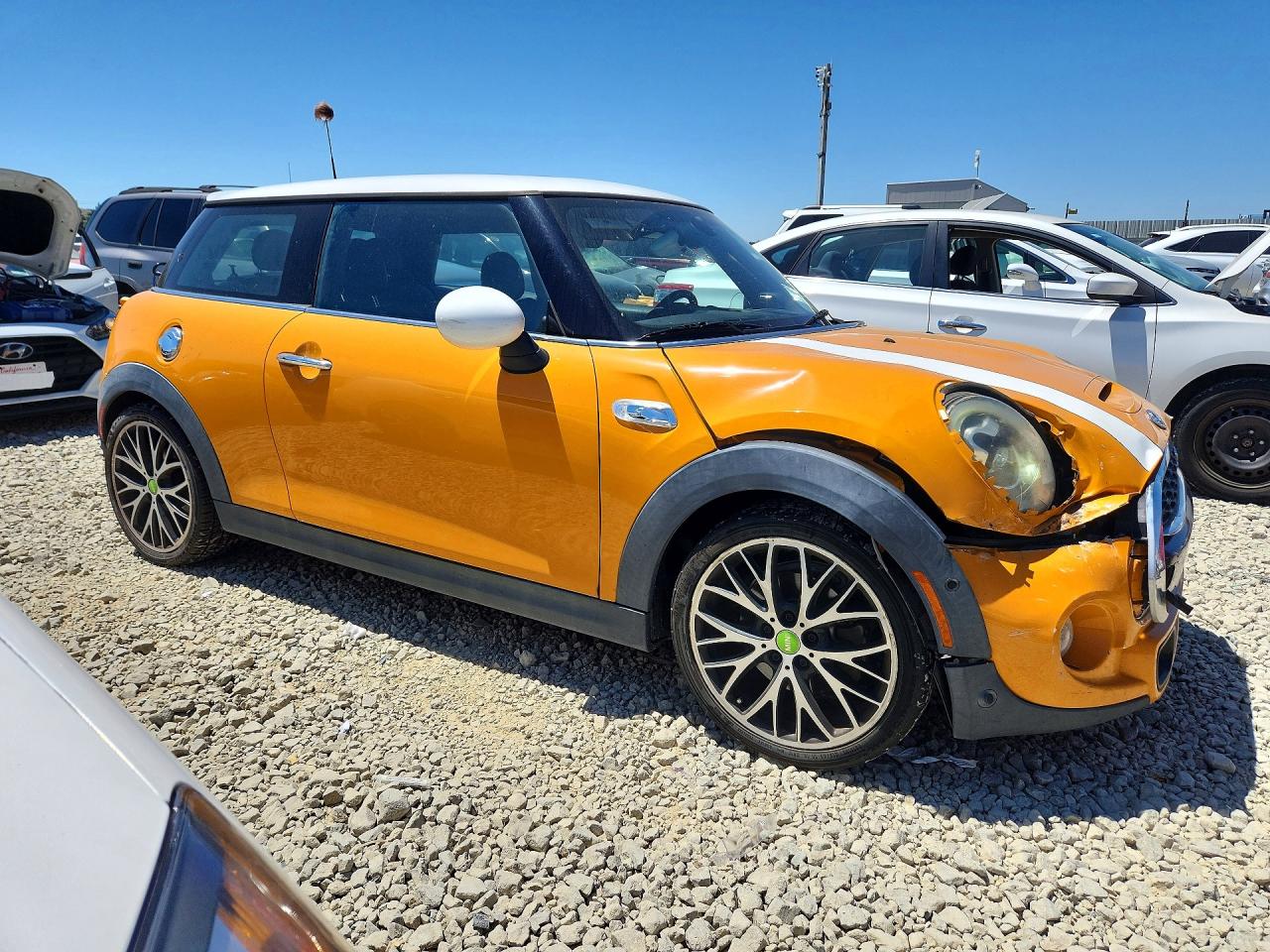 2014 Mini Cooper S Orange vin: WMWXM7C52ET987349