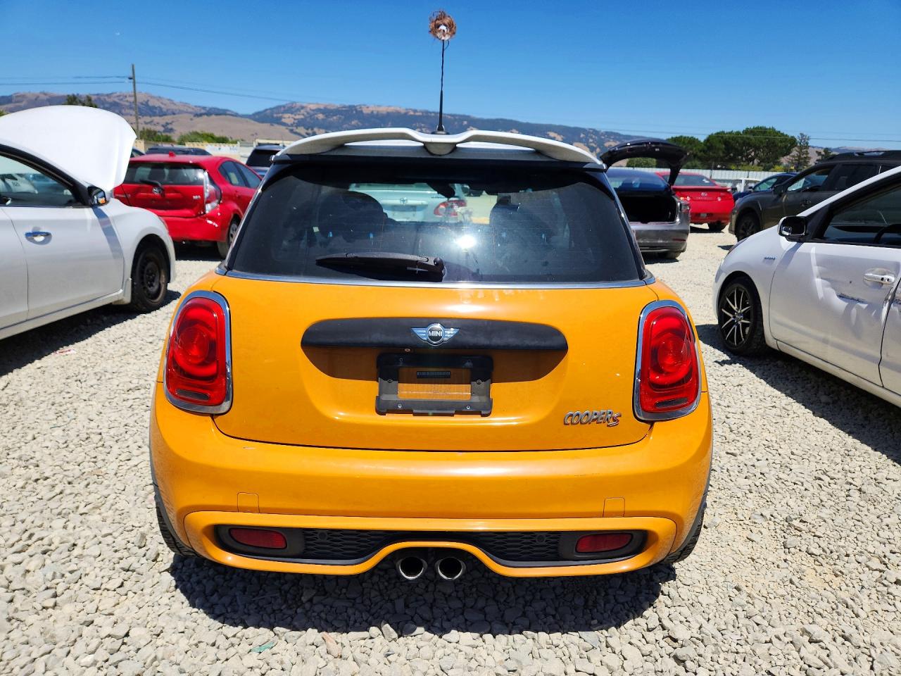 2014 Mini Cooper S Orange vin: WMWXM7C52ET987349