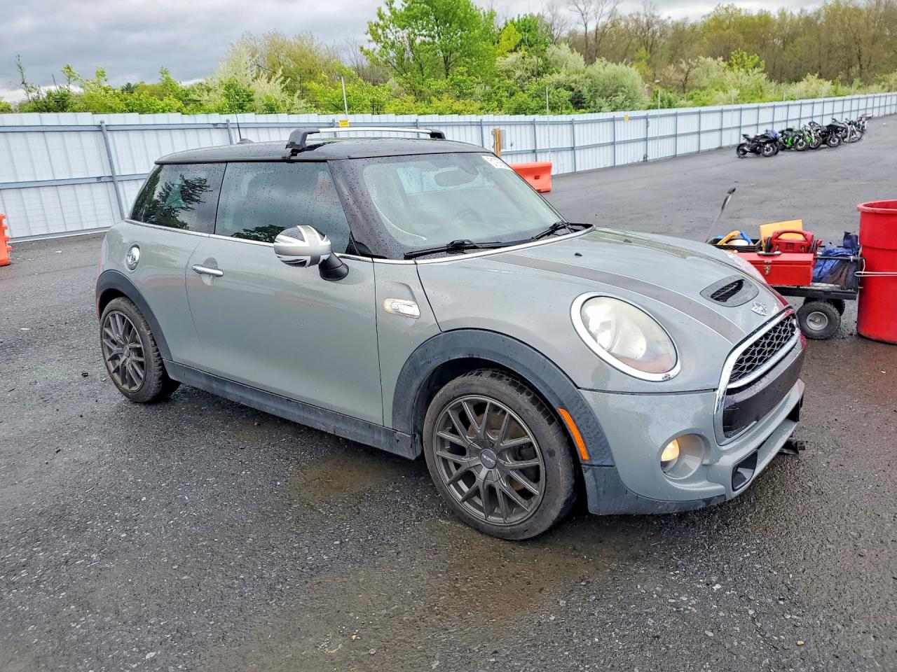 2014 Mini Cooper S Серый vin: WMWXM7C54ET969595