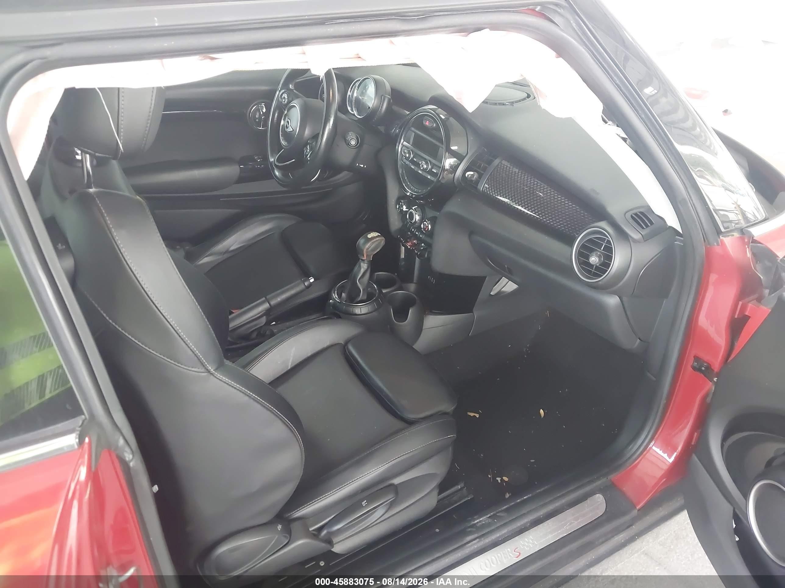 2014 Mini Hardtop Cooper S Красный vin: WMWXM7C54ET986672
