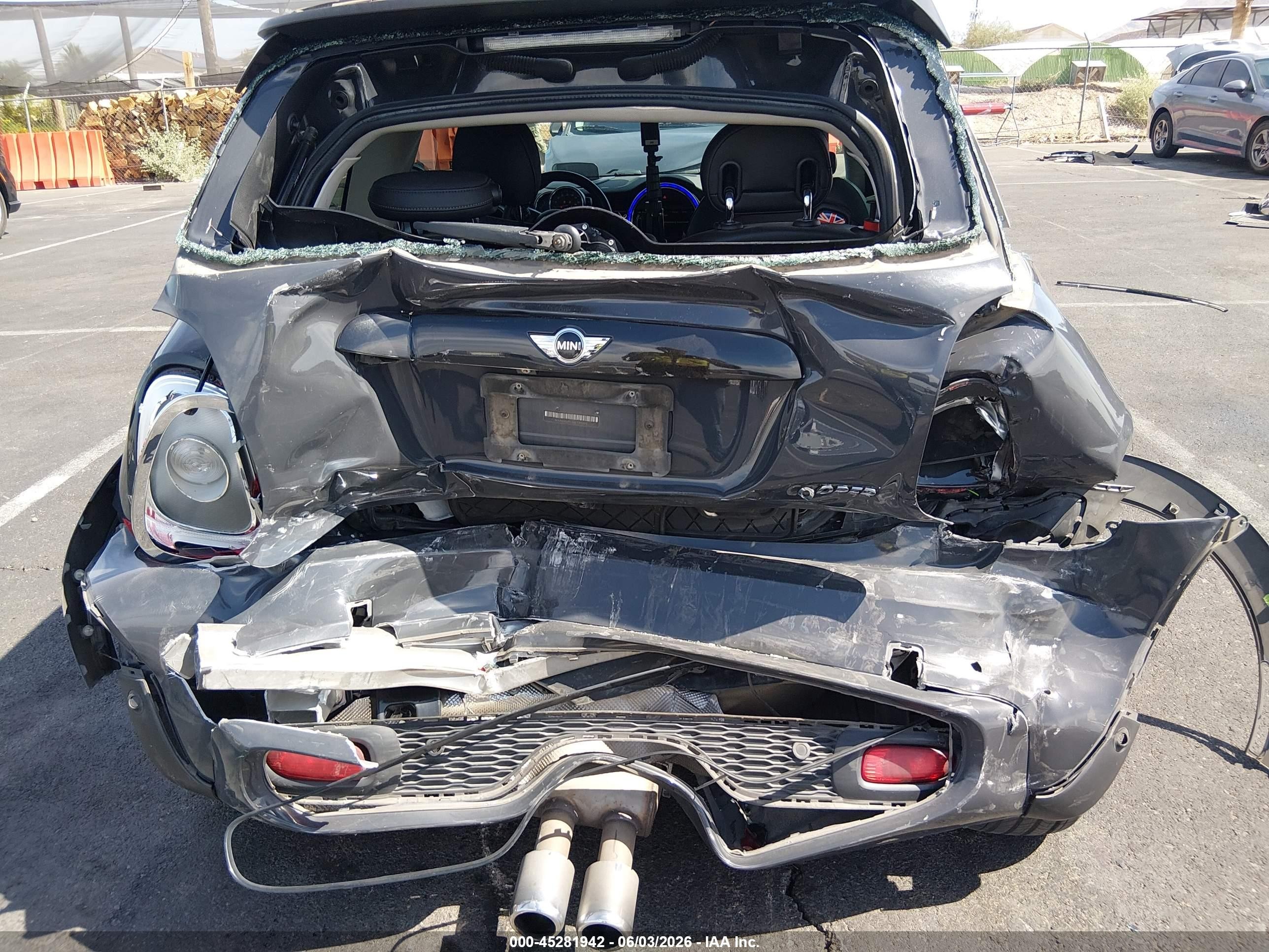 2014 Mini Hardtop Cooper S Gray vin: WMWXM7C56ET970375