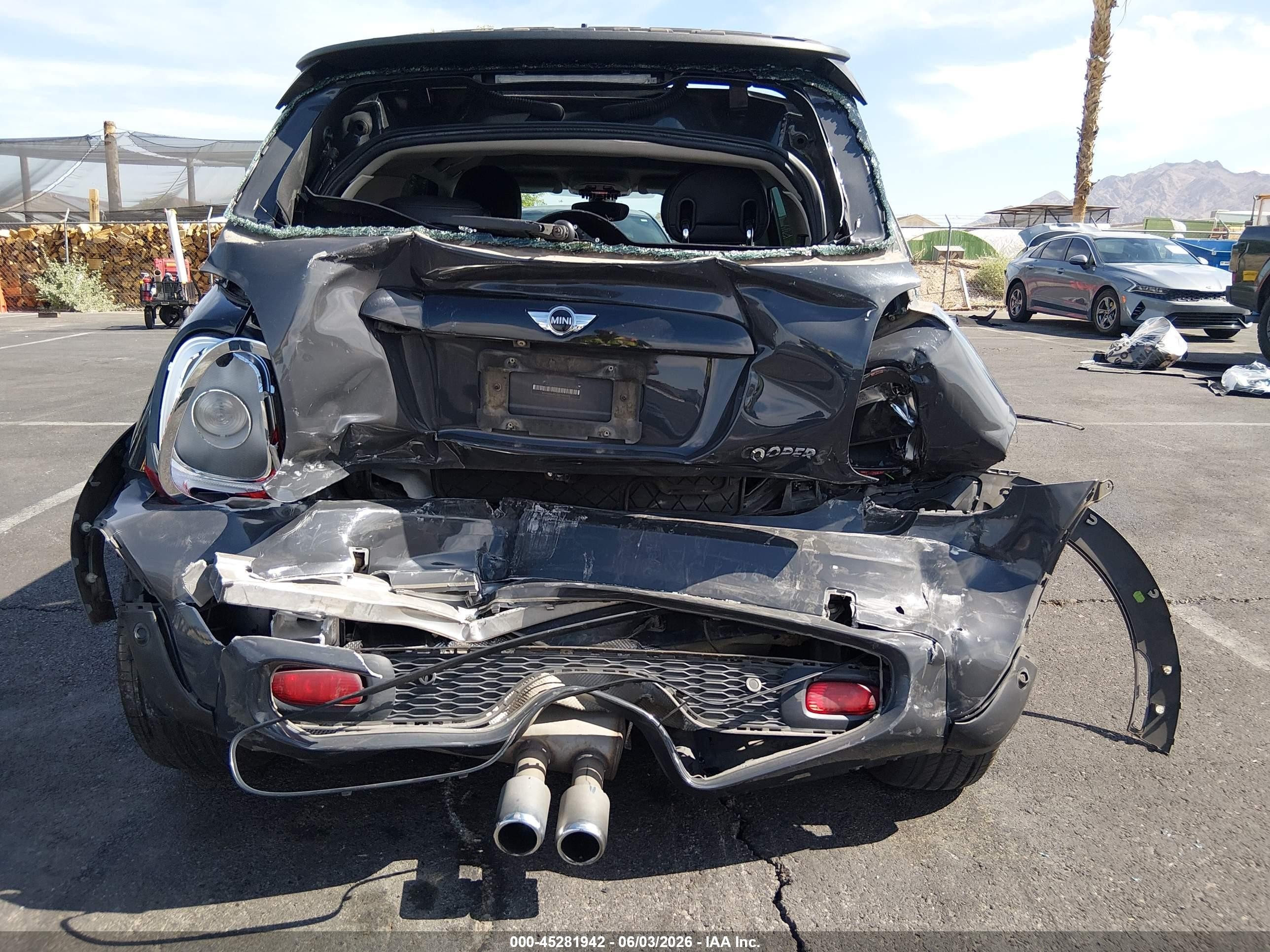 2014 Mini Hardtop Cooper S Gray vin: WMWXM7C56ET970375