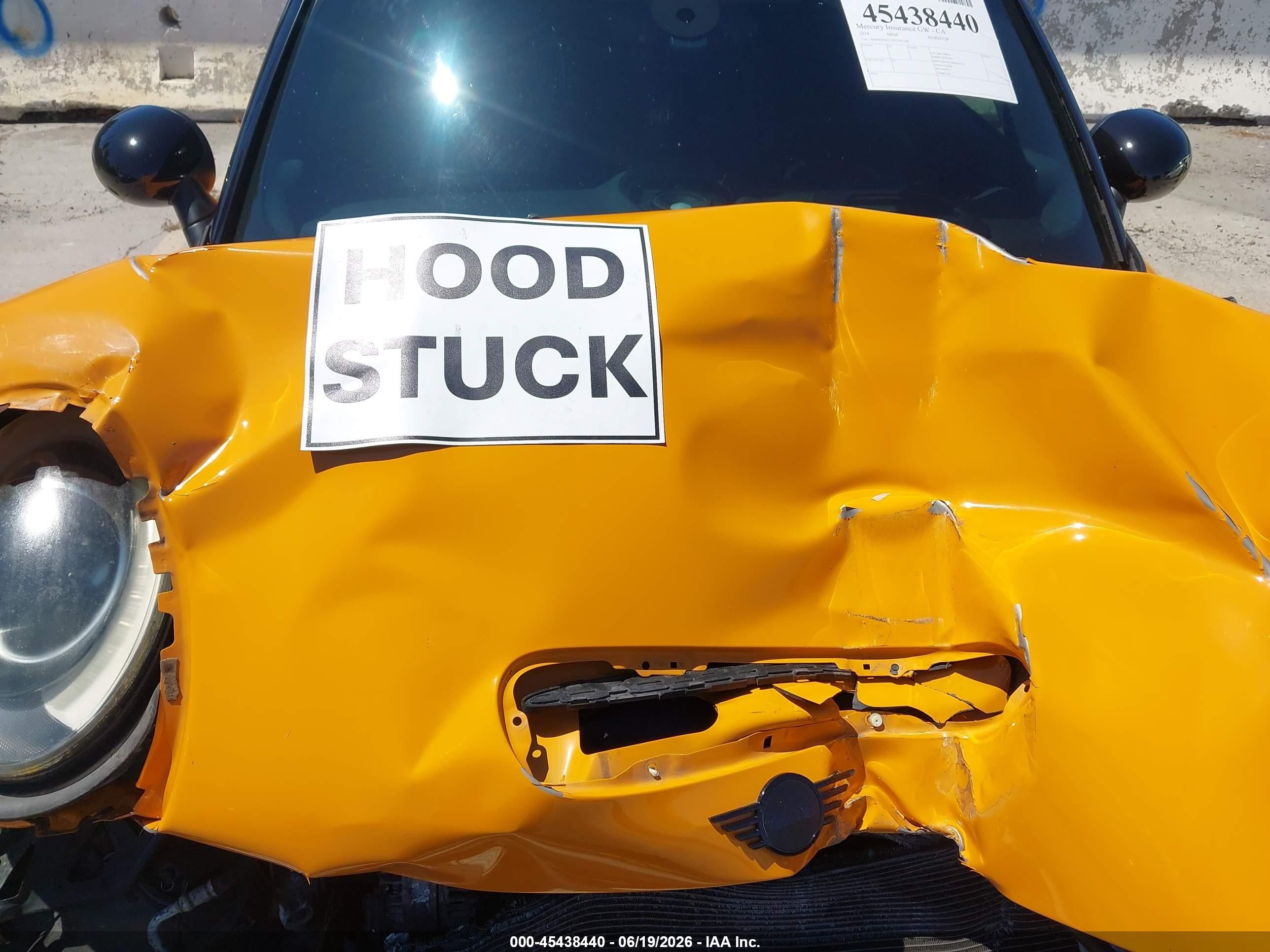 2014 Mini Hardtop Cooper S Yellow vin: WMWXM7C57ET987248