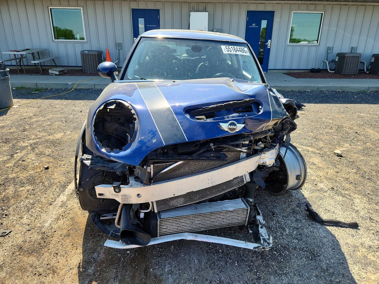 2014 Mini Cooper S Blue vin: WMWXM7C58ET970054