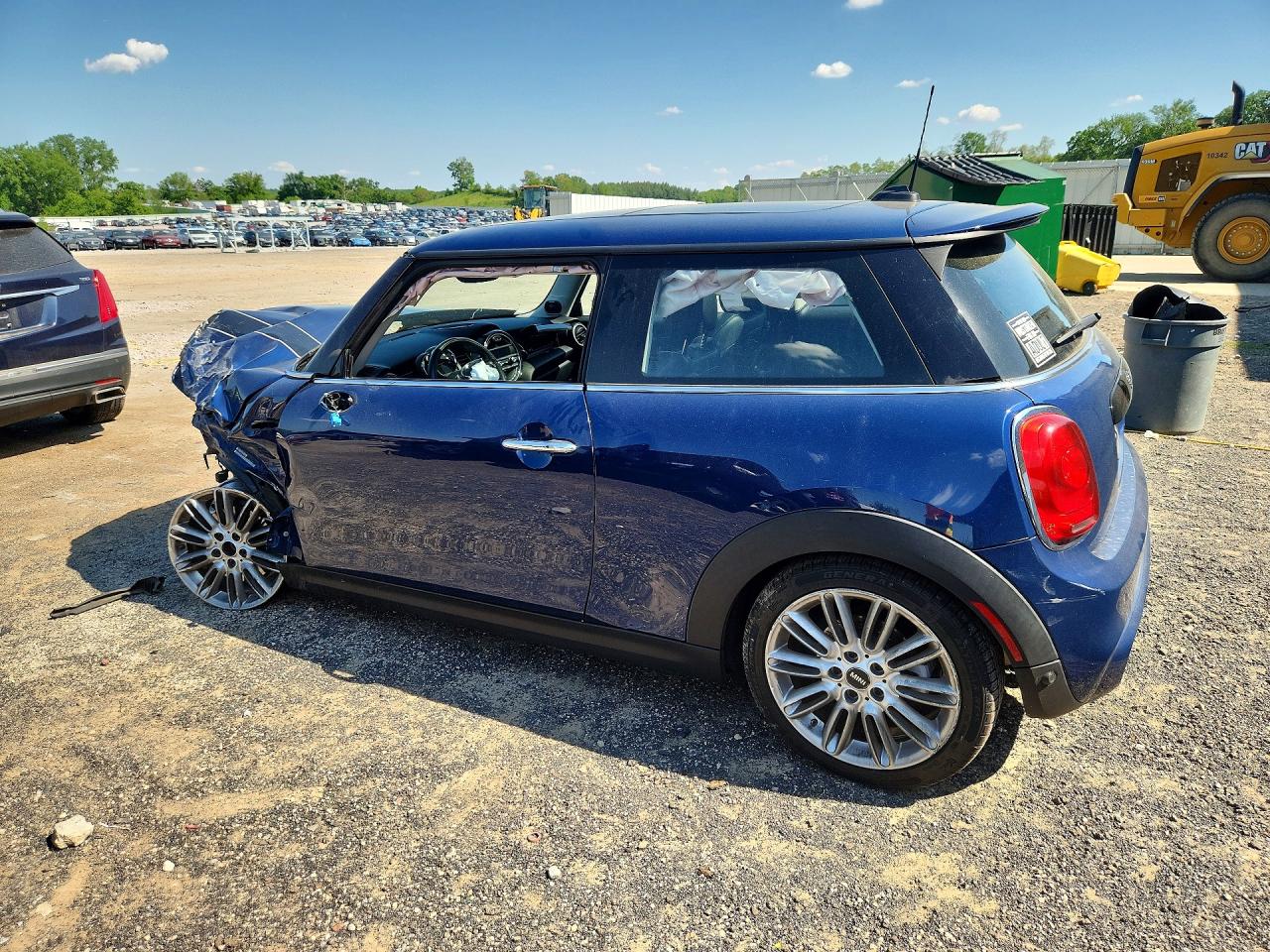 2014 Mini Cooper S Blue vin: WMWXM7C58ET970054