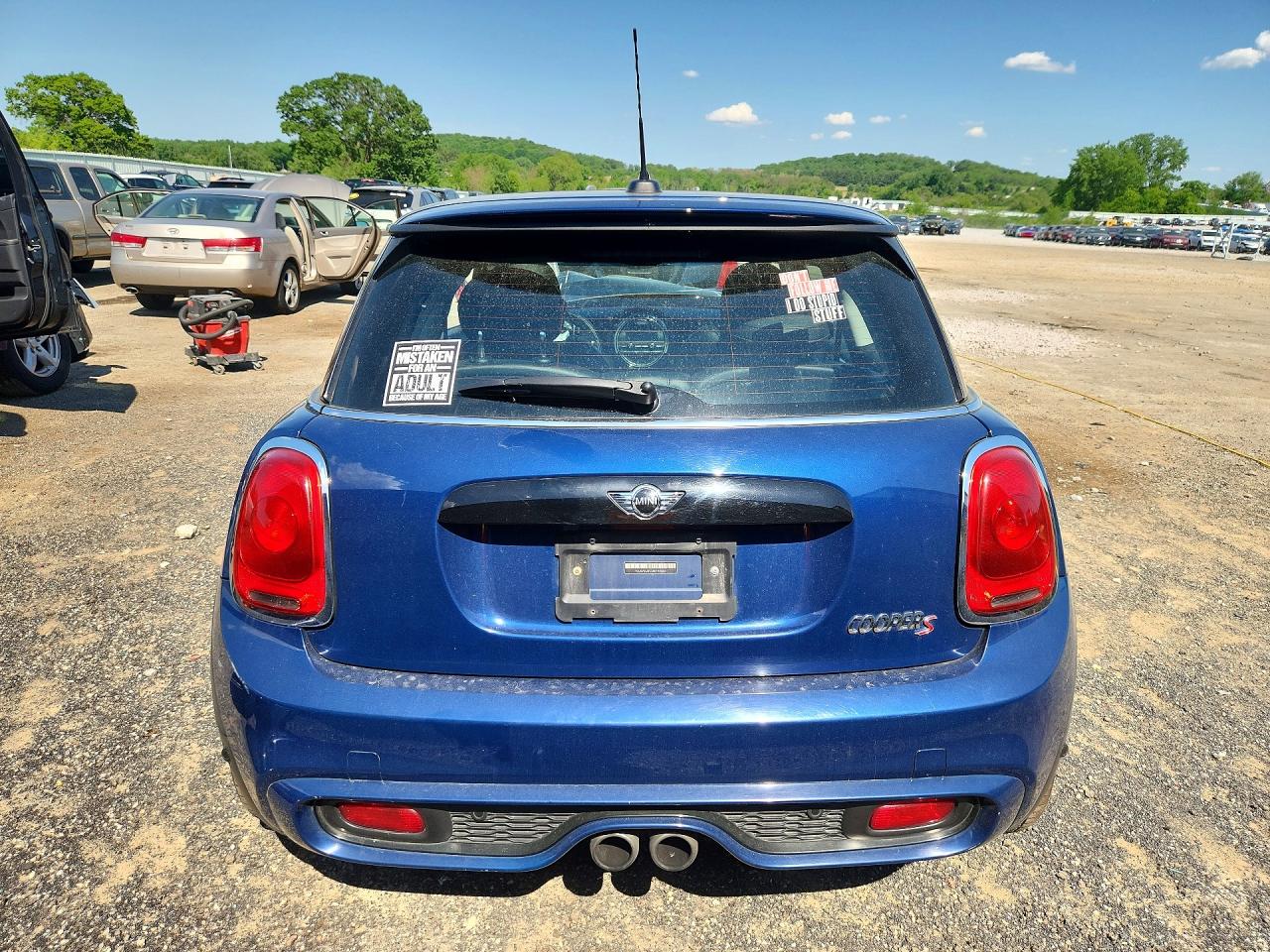 2014 Mini Cooper S Blue vin: WMWXM7C58ET970054