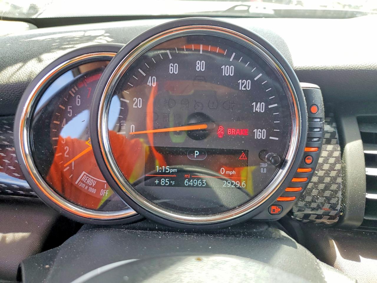 2014 Mini Cooper S Brown vin: WMWXM7C58ET985492