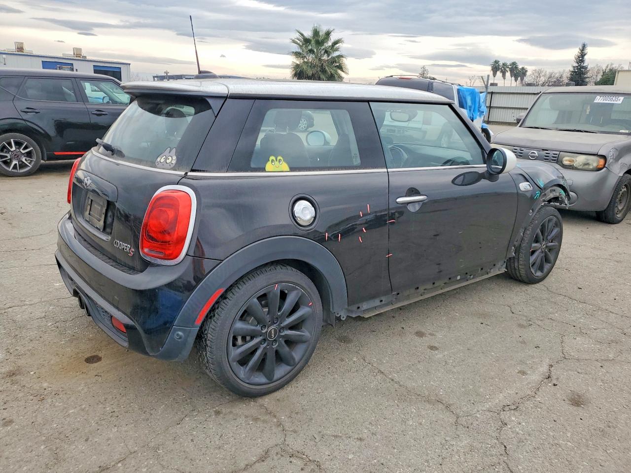 2014 Mini Cooper S Black vin: WMWXM7C5XET926590