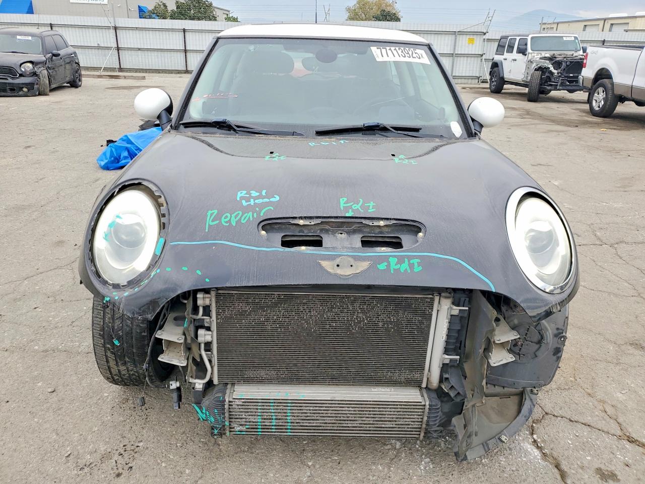 2014 Mini Cooper S Black vin: WMWXM7C5XET926590