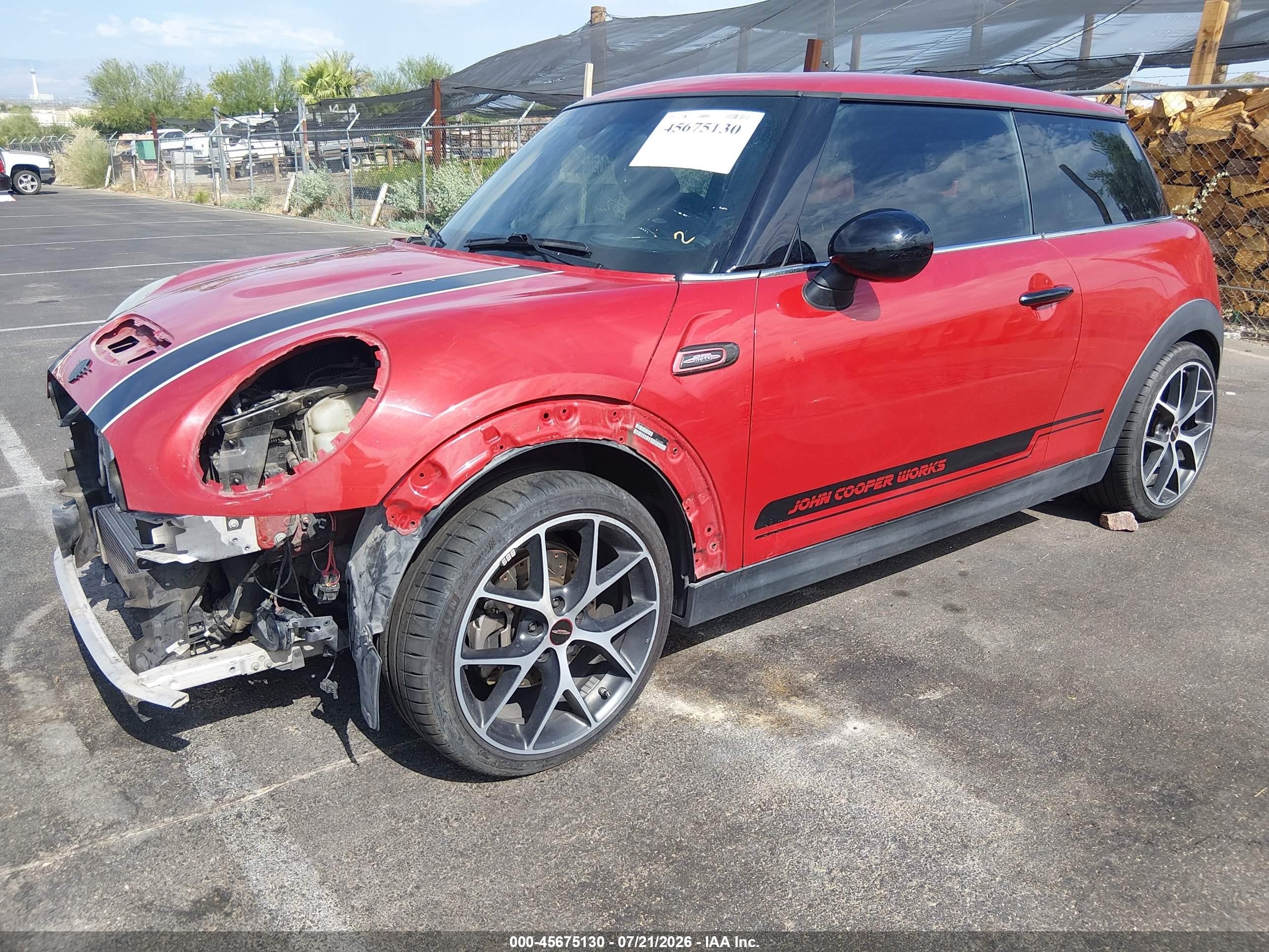 2014 Mini Hardtop Cooper S Red vin: WMWXM7C5XET969665