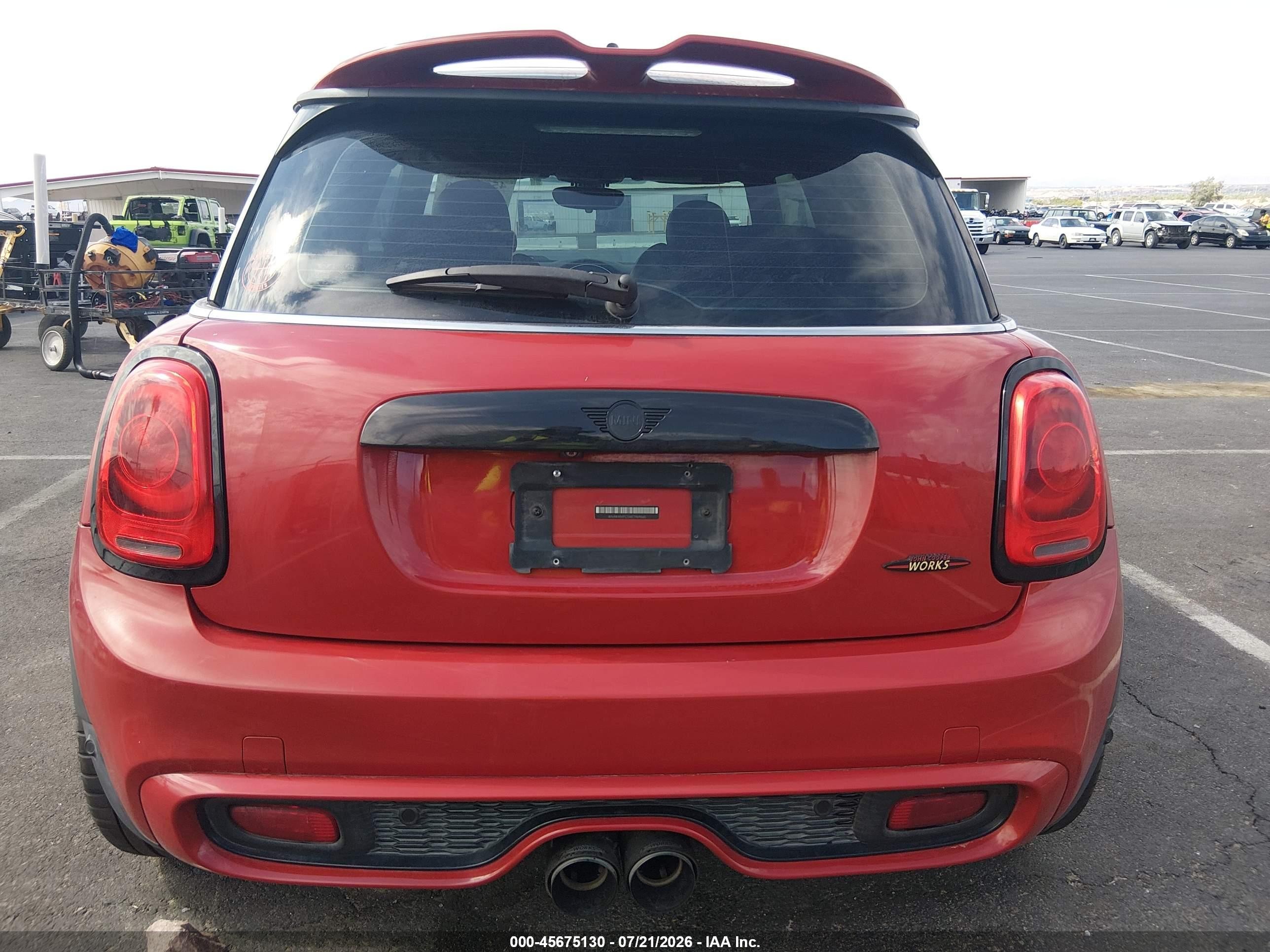 2014 Mini Hardtop Cooper S Red vin: WMWXM7C5XET969665