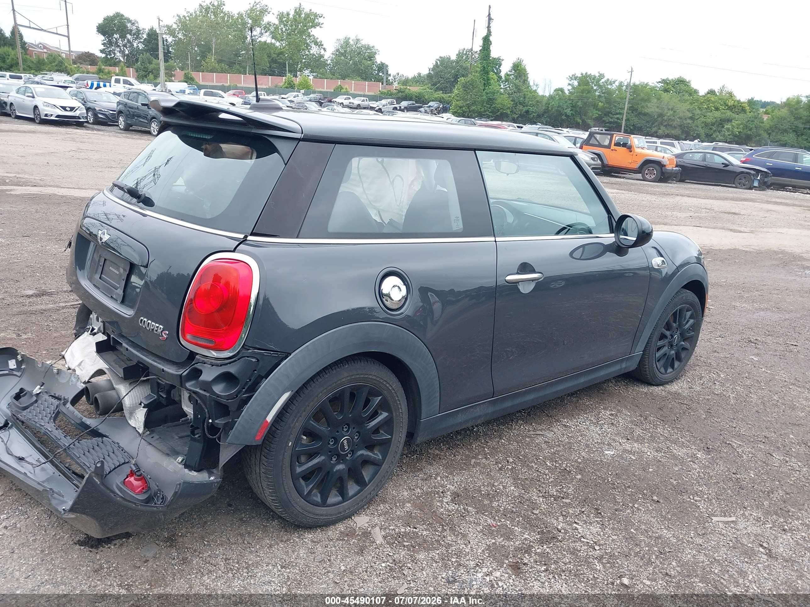 2014 Mini Hardtop Cooper S Gray vin: WMWXM7C5XET987910