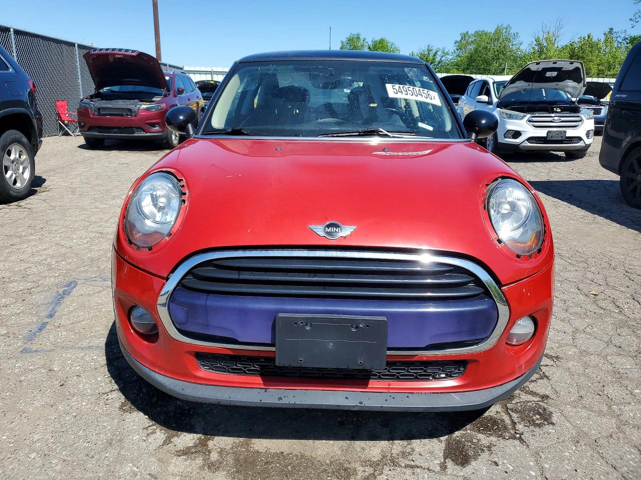 2016 Mini Cooper Red vin: WMWXP5C59G3B76343