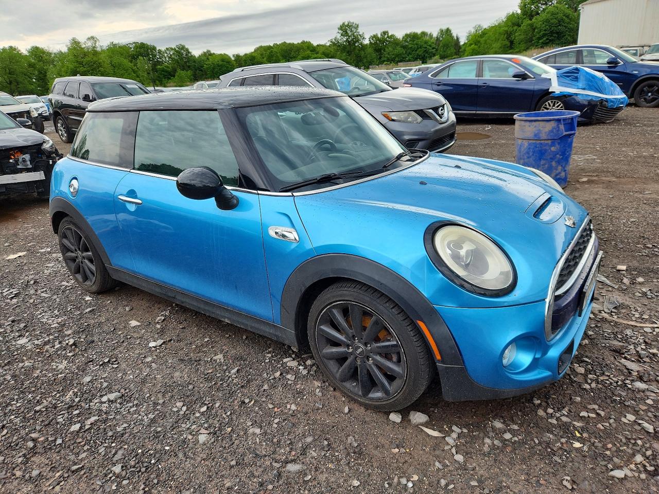 2015 Mini Cooper S Blue vin: WMWXP7C50F2A60643